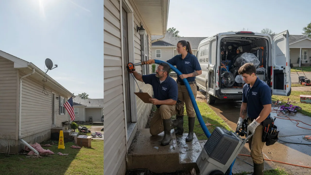 Ceiling Water Damage Restoration in Flippin, AR near me